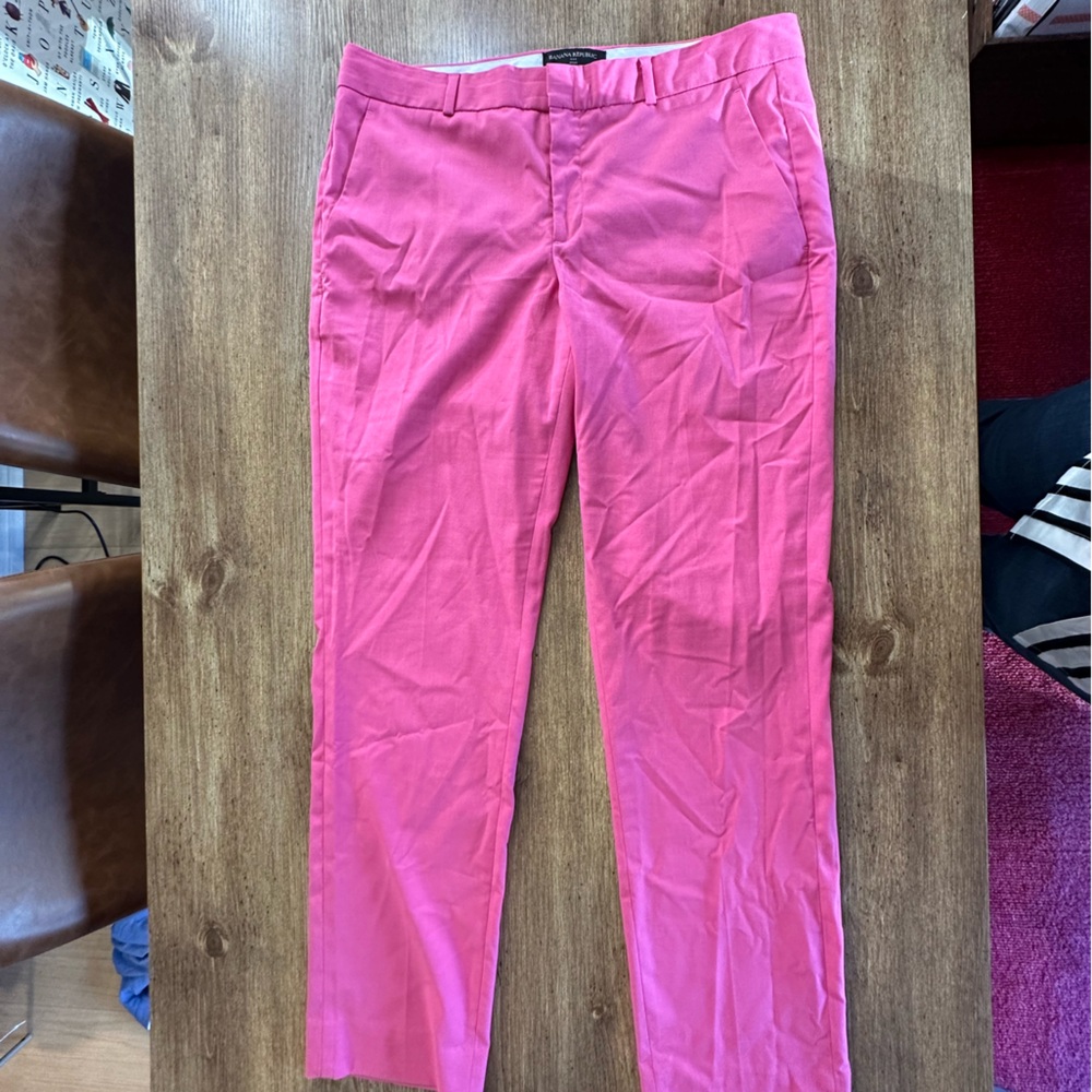 Banana Republic Ryan Barbie Pink Pants